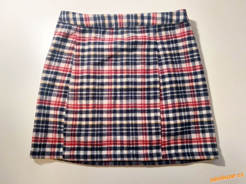 Teplá sukně, flaušová sukýnka