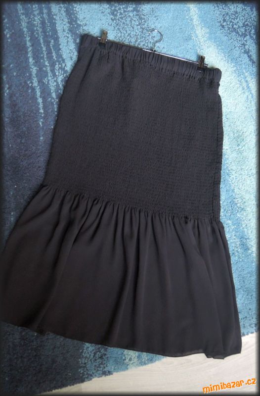 N.ová černá lux. sukně, zn. LINDEX, v. UNI