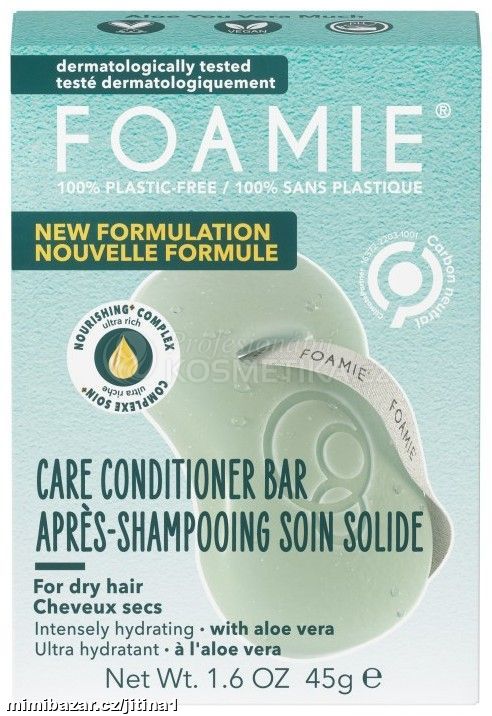 tuhý kondicionér s aloe vera - foamie - prošlá spo