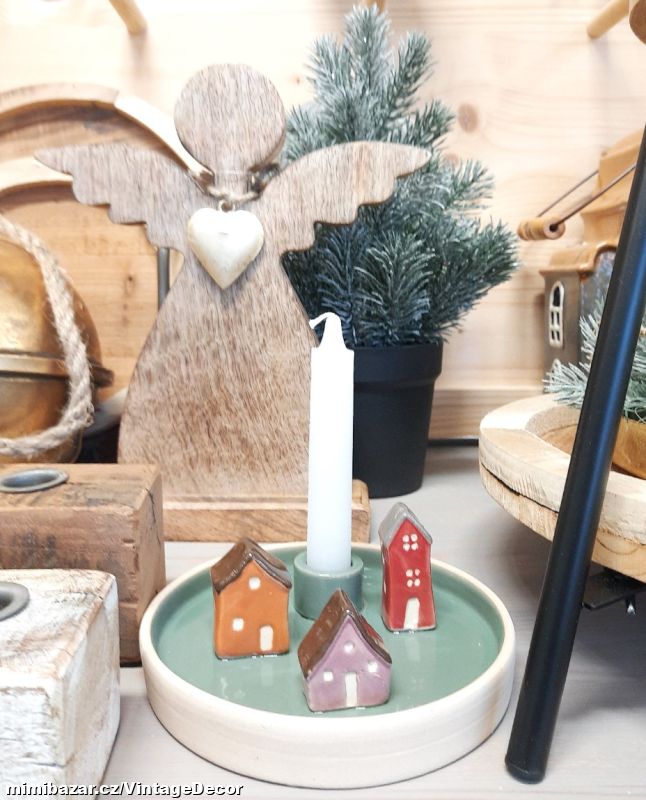 Svícen keramika...SKLADEM 2 ks