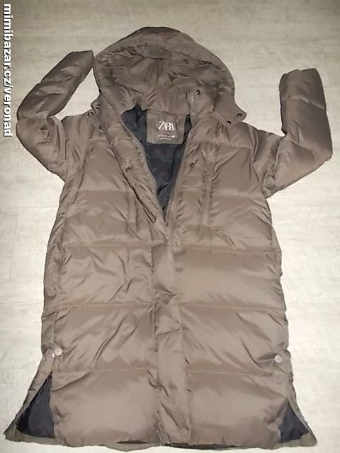 DÍVČÍ PĚŘOVÝ KABAT OD ZARY VEL 152