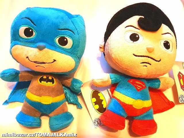Superman Batman 25cm plyšové postavičky Velký