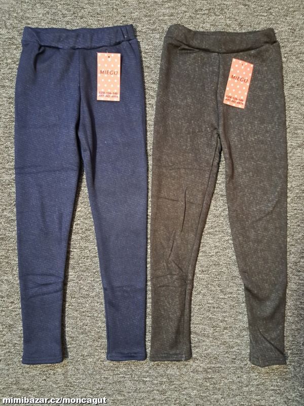 Legíny, džegíny zateplené dívčí kožíšek