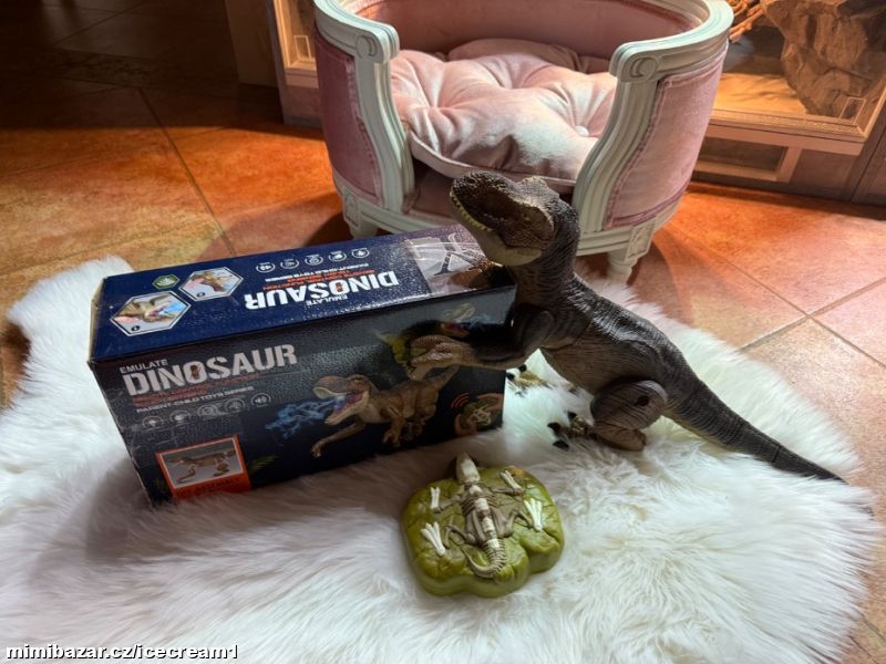 Realistický dinosaurus na dálkové ovládání