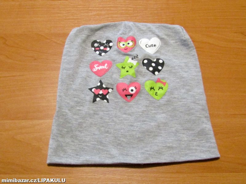 DÍVČÍ ČEPICE VEL.116-122