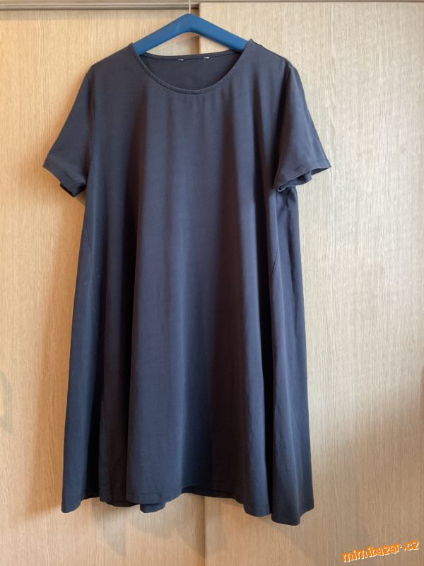 Tunika šaty modrá petrolejová