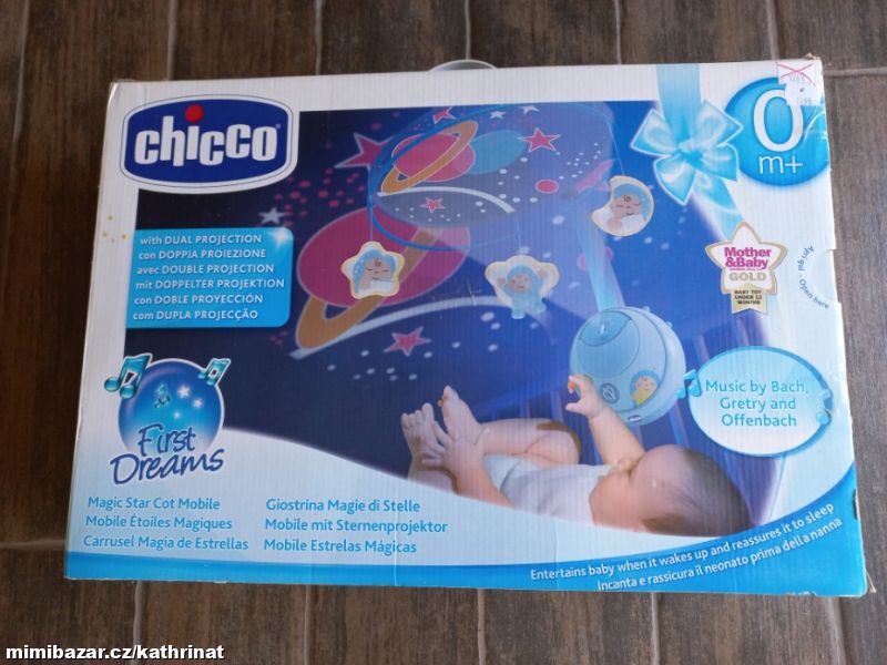 Hudební kolotoč nad postýlku Chicco