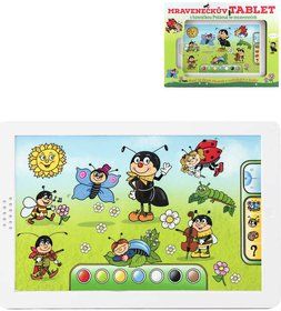 Tablet baby dotykový Mravenečkův naučný česky mluv