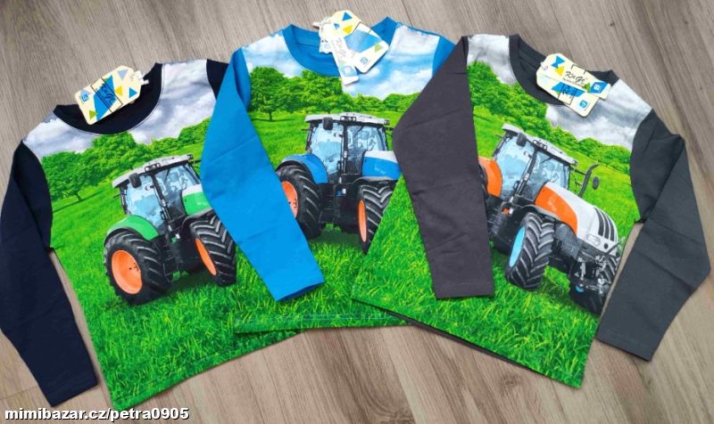 Chlapecké triko traktor 128