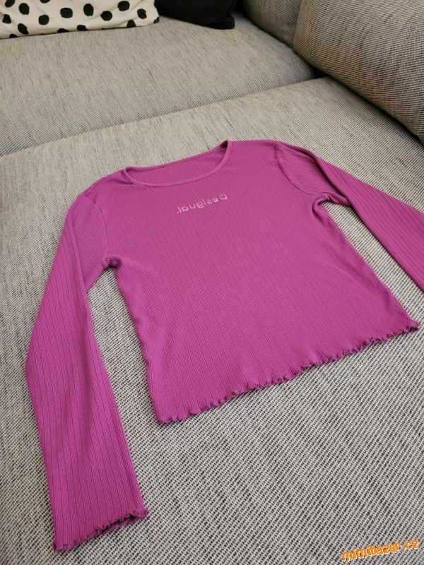 Dívčí malinové tričko