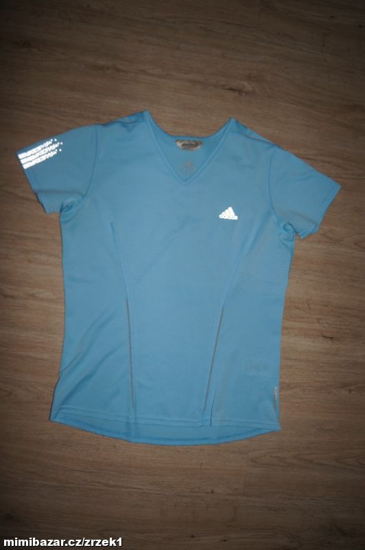 ADIDAS modré funkční tričko vel.M