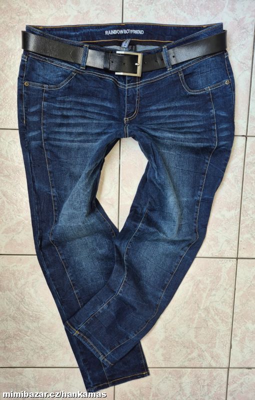 Pružné džíny RAINBOW BOYFRIEND-46