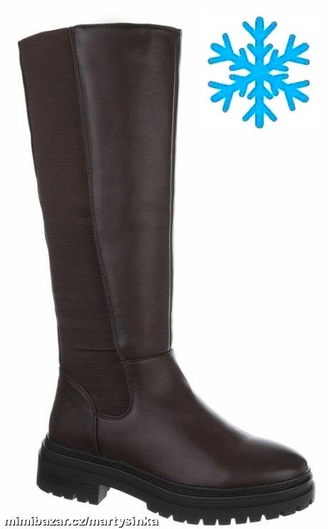 Vysoké zimní kozačky i pro široké lýtko ZIMA 2025