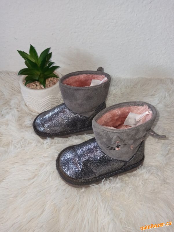 Dívčí zimní boty H&M Vel.24/25