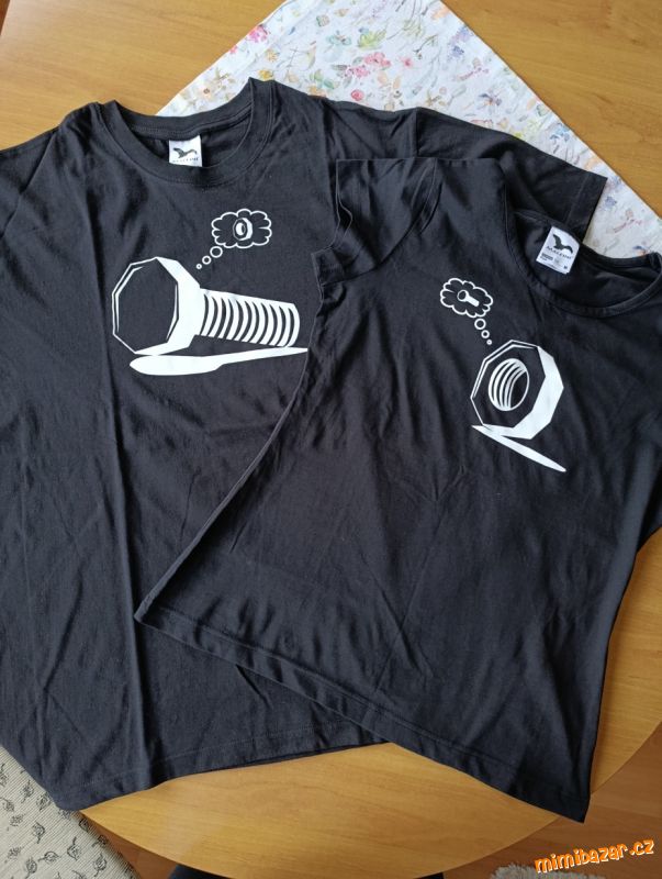 Párová trička - šroubek a matice -