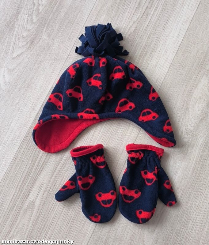 Fleace čepice + rukavice
