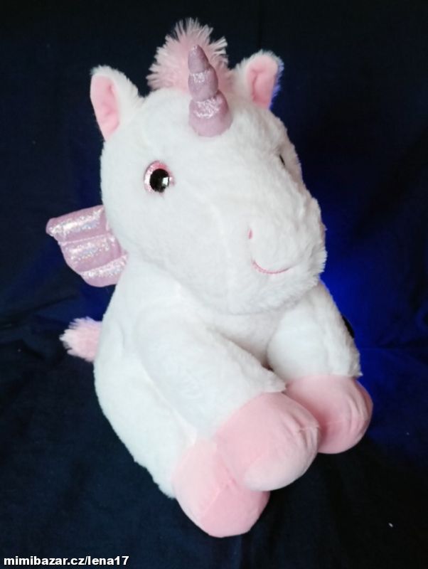 NOVÝ JEDNOROŽEC SNÍLEK - 38 cm - se světlem a zvuk