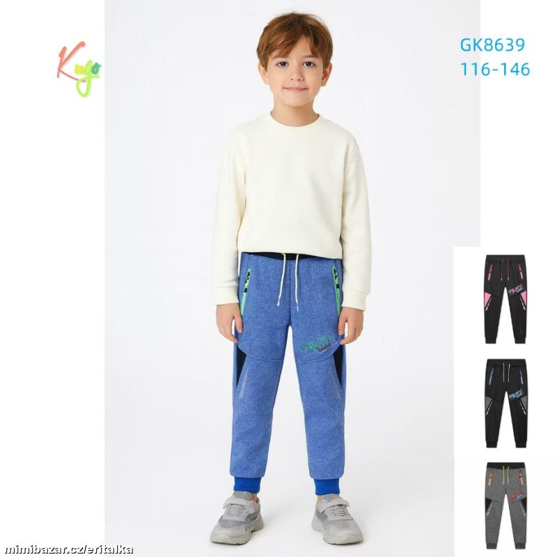 Softshellové tepláky ( zateplené) Kugo, 116-146