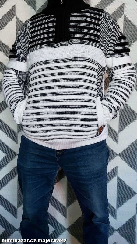 SILNĚJŠÍ TEPLÝ PÁNSKÝ SVETR ~~~~~ 8694