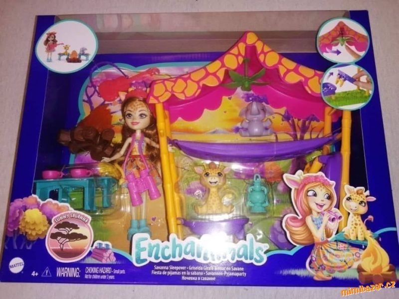 Herní set EnchanTimals Mattel Jdeme tábořit