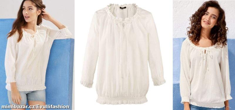 Bílá tunika ESMARA velikost S, 36/38