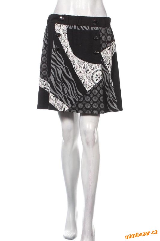 Podzimní sukně se vzorem (vel. 40/42)