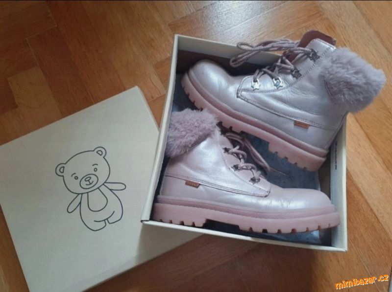 Vyšší obuv/ kotníkové růžové botky Lasocki Kids 32