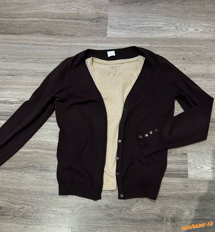 Rozepínací svetr CAMAÏEU