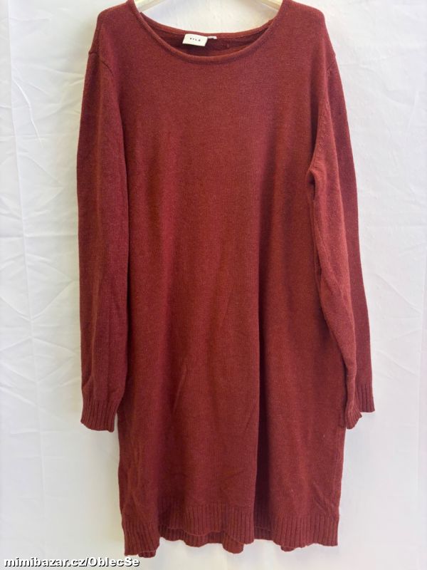 dlouhé úpletové šaty VILA