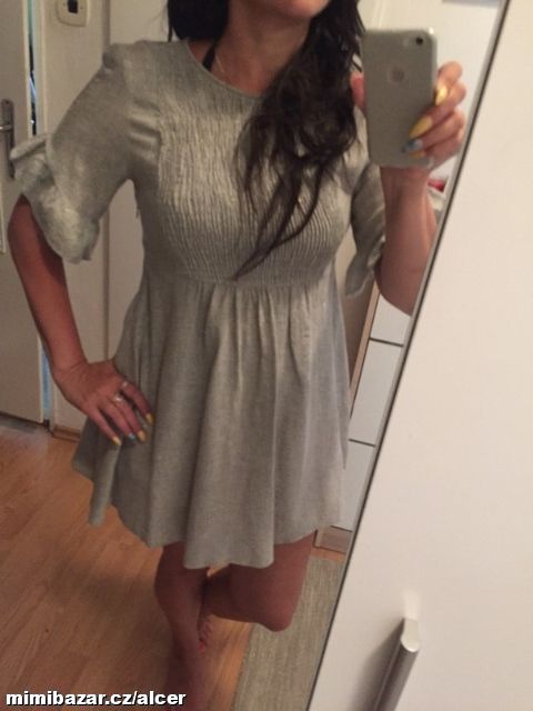 ★★★KRÁSNÉ LNĚNÉ ŠATY ZARA★★★