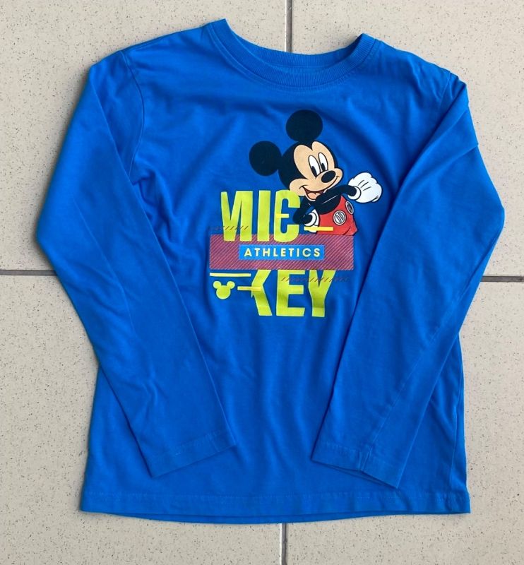 modré triko Mickey Mouse