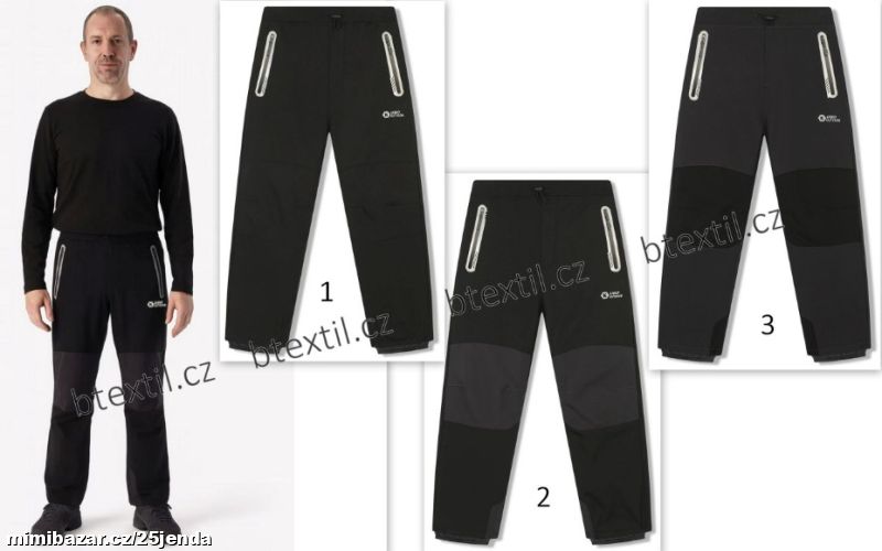 Softshellové oteplené kalhoty M-XXL