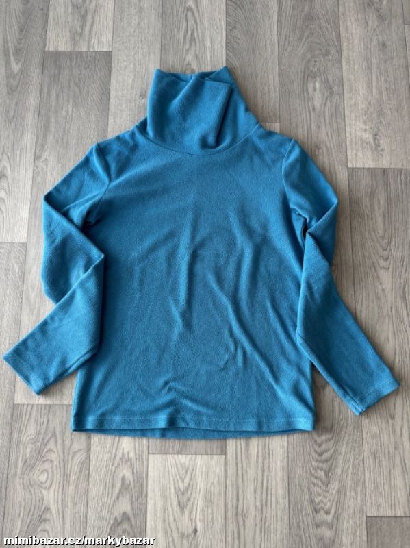 Teplá fleese mikina s rolákem