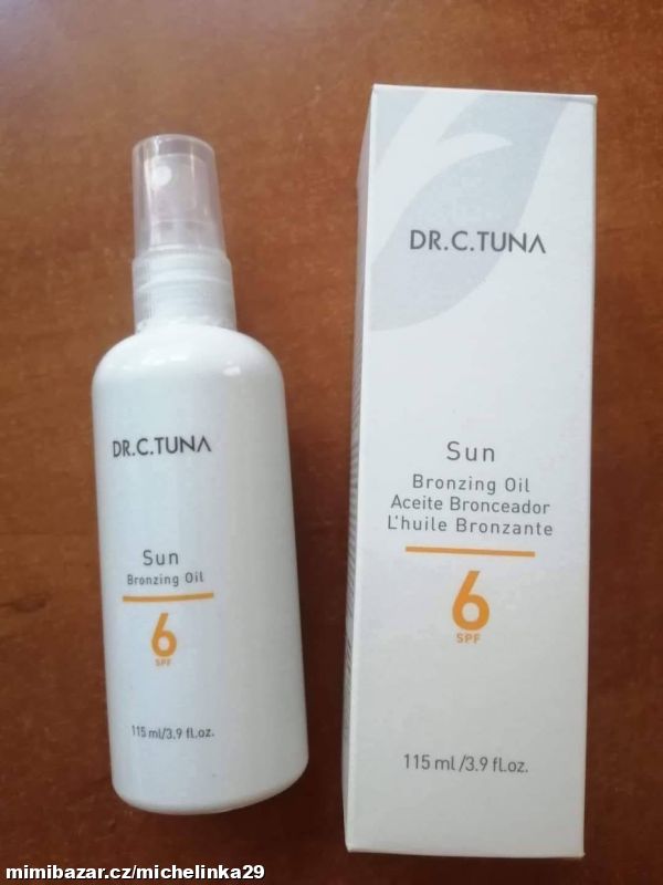 Olej na opalování s mrkvovým olejem SPF6