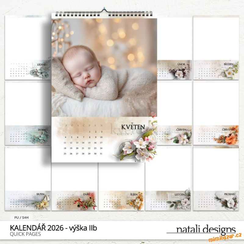 * NOVINKA * Kalendář nástěnný 26 II.b