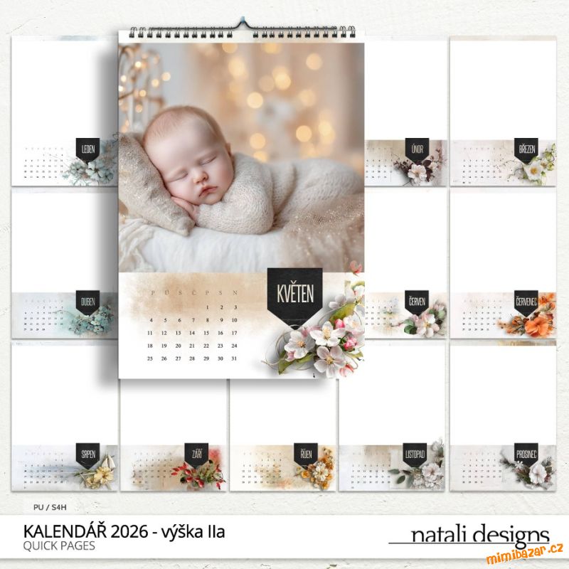 * NOVINKA * Kalendář nástěnný 26 II.a