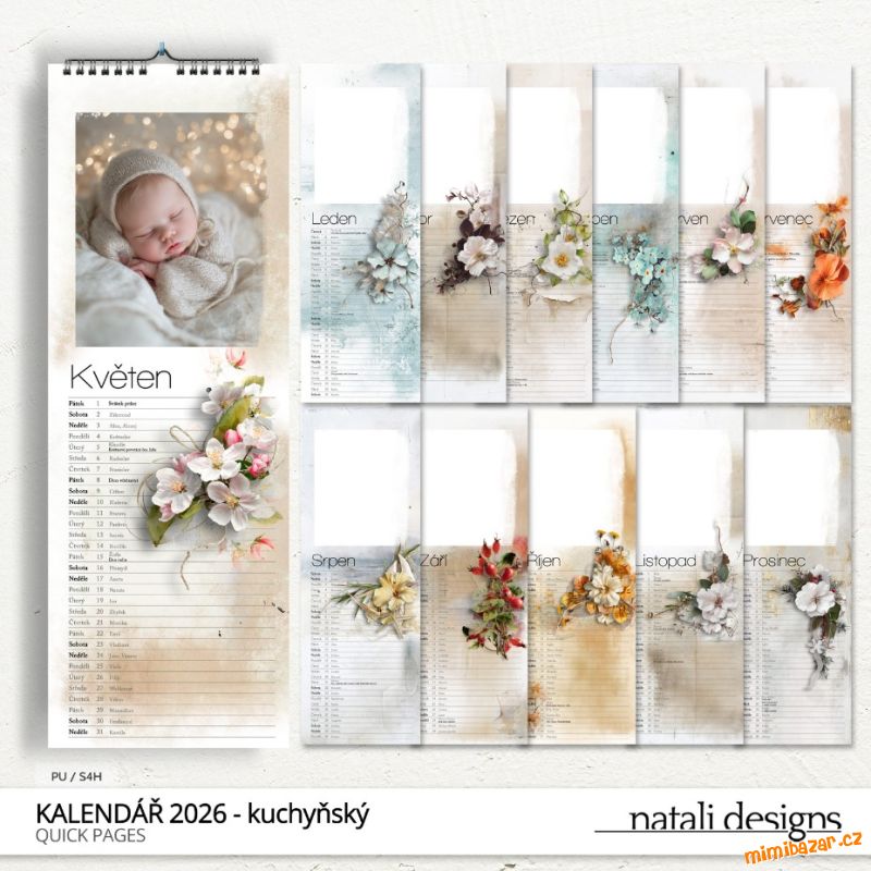 * NOVINKA * Kalendář kuchyňský 26 /barevný
