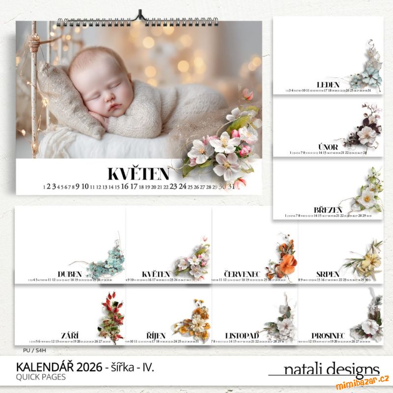 * NOVINKA * Kalendář nástěnný 26 - IV. (šířka)