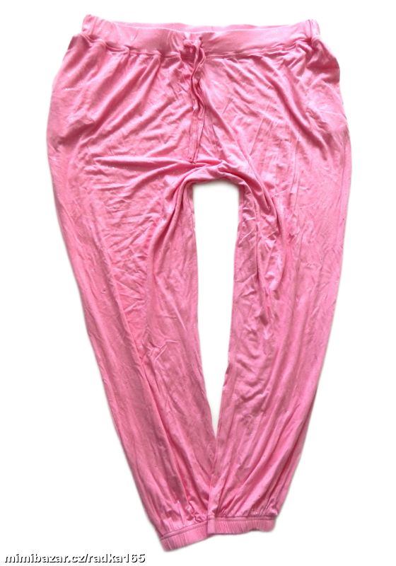 Třpytivé měkoučké tepláky pyžamovky vel.46/48