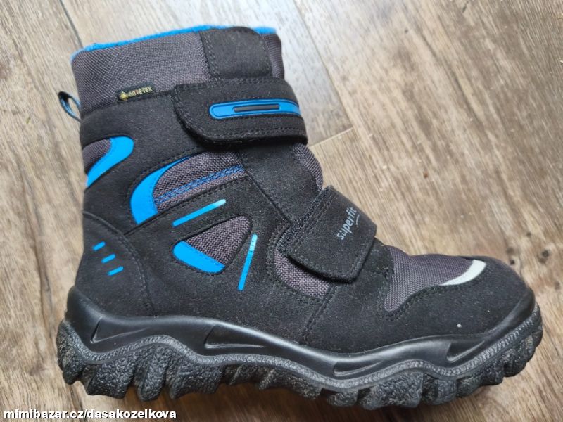 Tyrkysovočerné sněhule Superfit Husky 2 v.37M