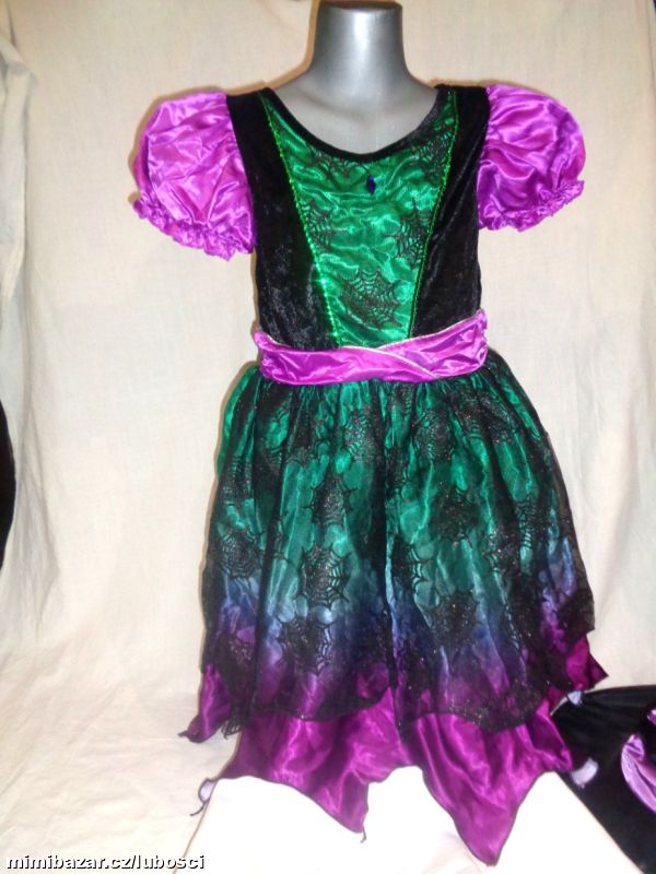 Karneval - kouzelnice + klobouk - 9-10 let