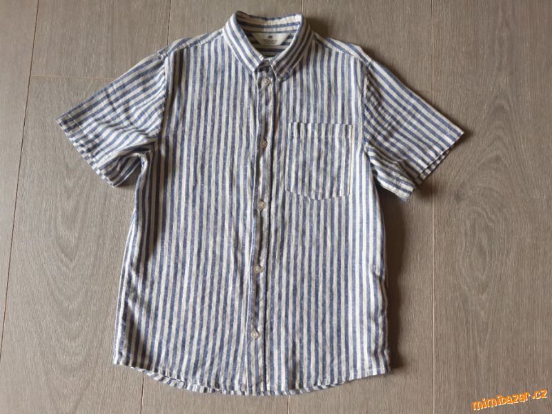 Košile lněná H&M vel. 152 TOP STAV