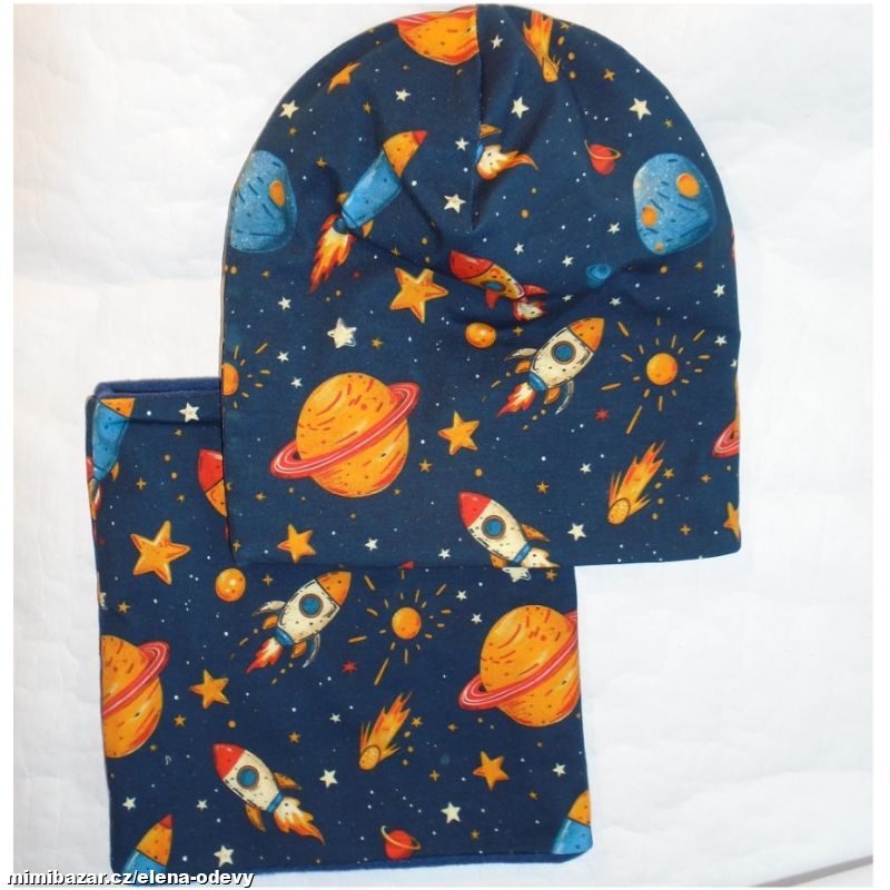 spr. čepice a nákrčník Vesmír