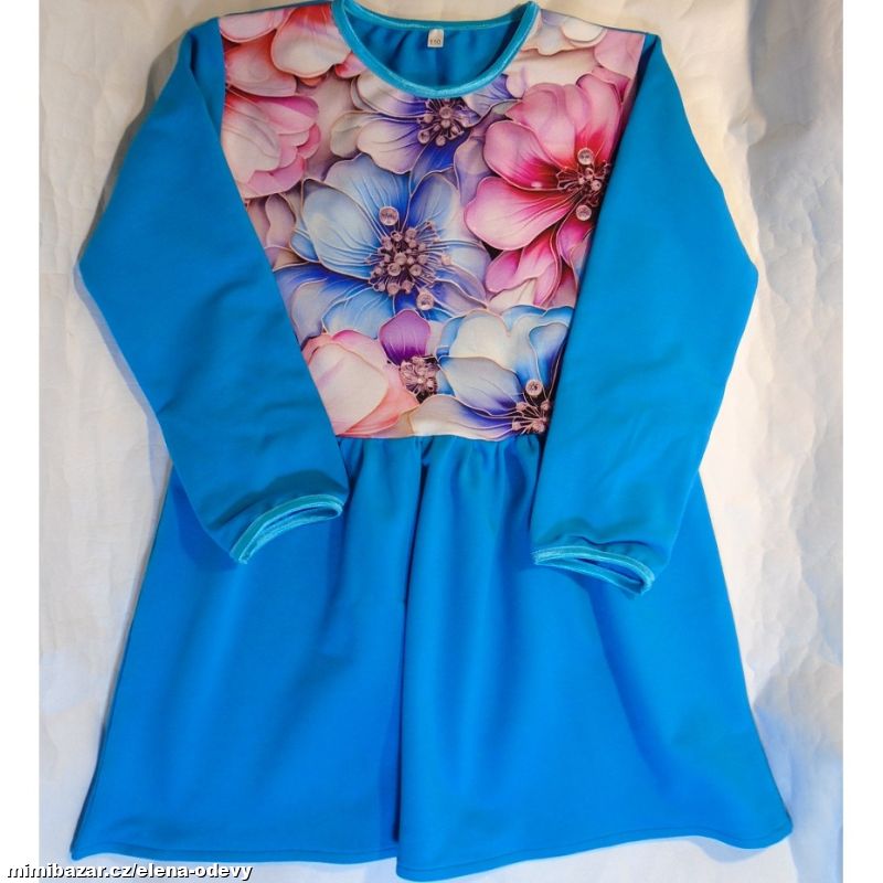 dívčí šaty Kytičky velké