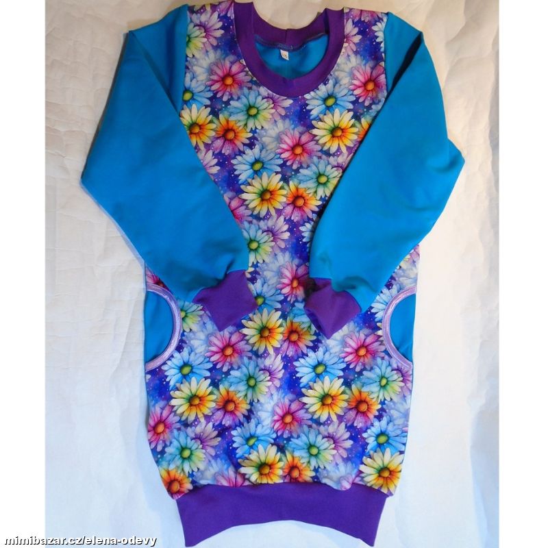 dívčí MIKINO.ŠATY - KYTIČKY