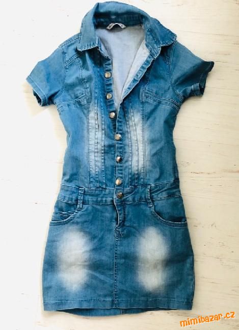 riflové šaty vel. XS/S