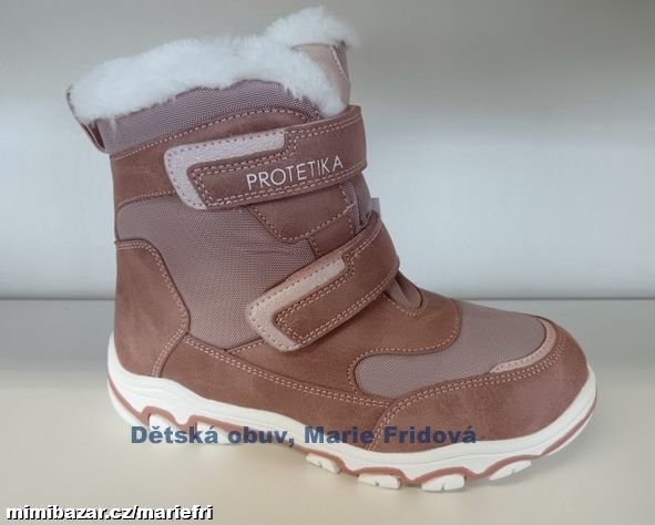 Zimní obuv s membránou Protetika BENITA pink