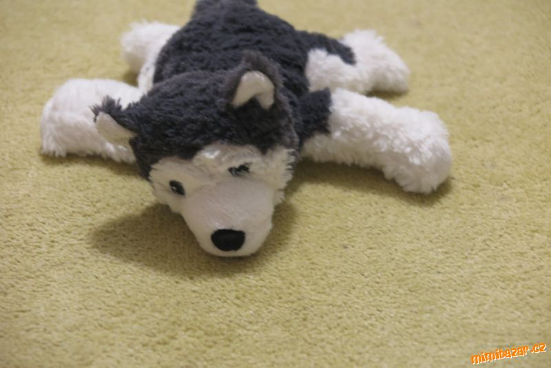 Plyšové štěně Sibiřského huskyho