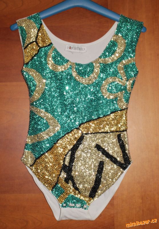 Dámský body top flitrový Tropical Climax v. 36