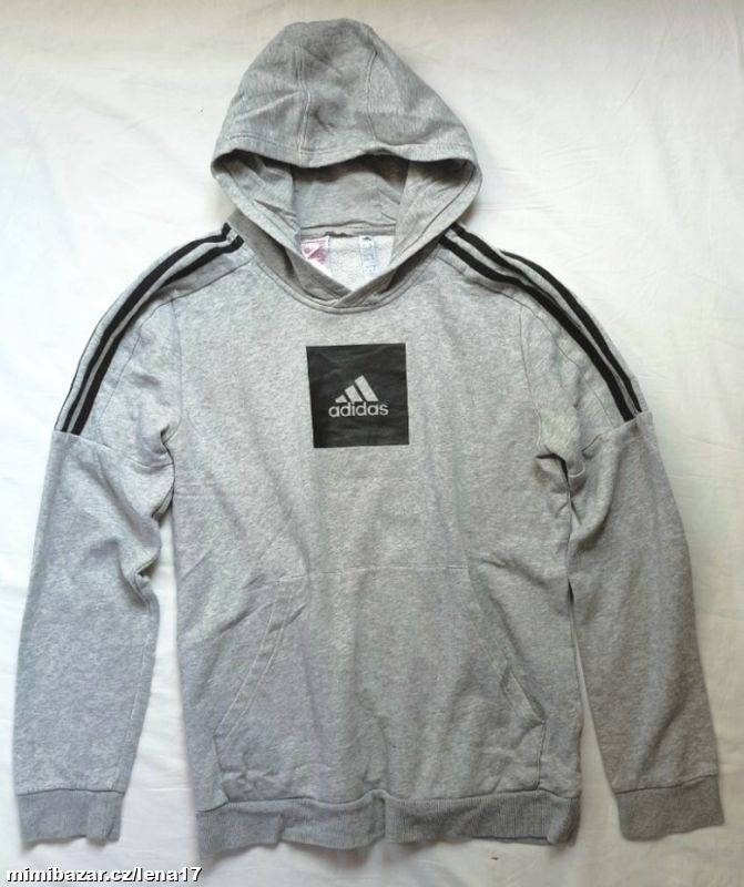 PÁNSKÁ MIKINA-ADIDAS-176 cm, - S/M